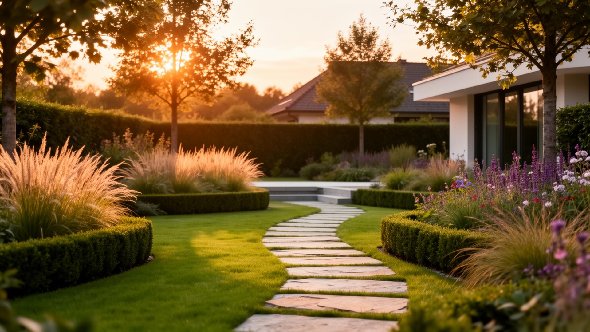 Hochwertig gestalteter Garten in Essen – Gartenbau Gille